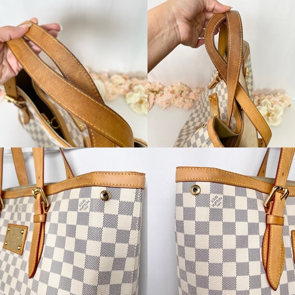Louis Vuitton Damier Azur Hampstead MM Bag tote Large blue - Picture 10 of 17